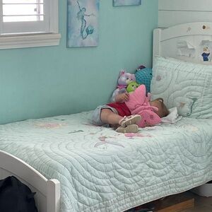 Pottery Barn Mermaid Twin Bed Quilt Set